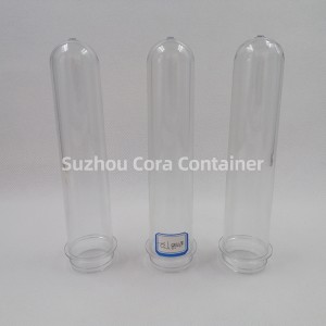 32mm 68g คอ Size36mm Plasitc Pet Preform สำหรับน้ำมันเครื่องดื่มน้ำ